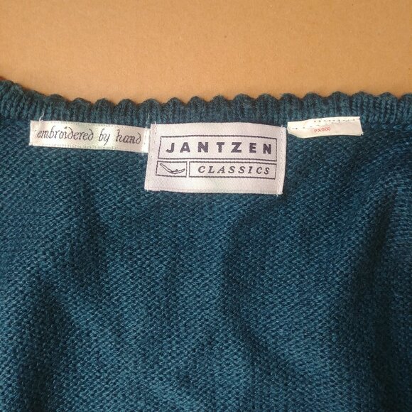 Jantzen Blue and Purple Knit Vest - Picture 10 of 12